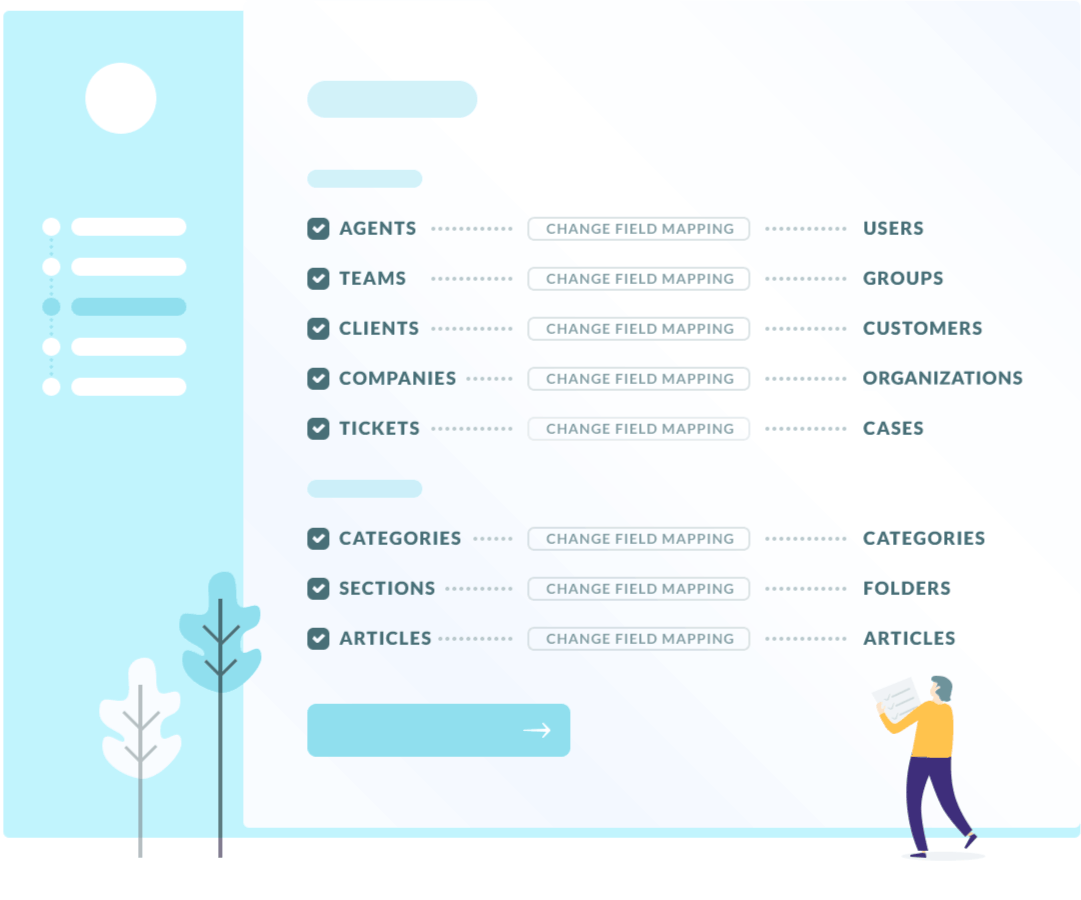 Servico De Migracao De Help Desk Ferramenta De Importacao E