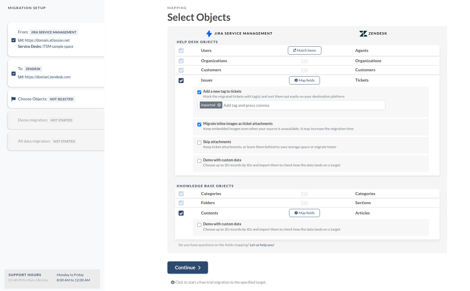 Custom options - Select Object Step