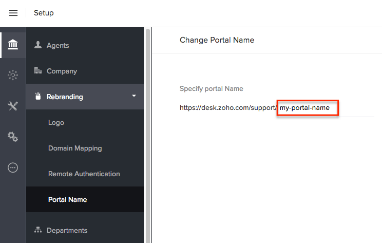 How To Find Portal Name In Zoho Desk Help Desk Migration Service