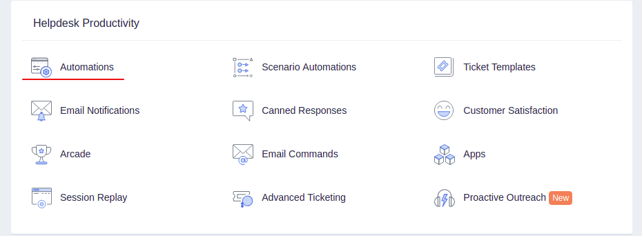 Freshdesk automations