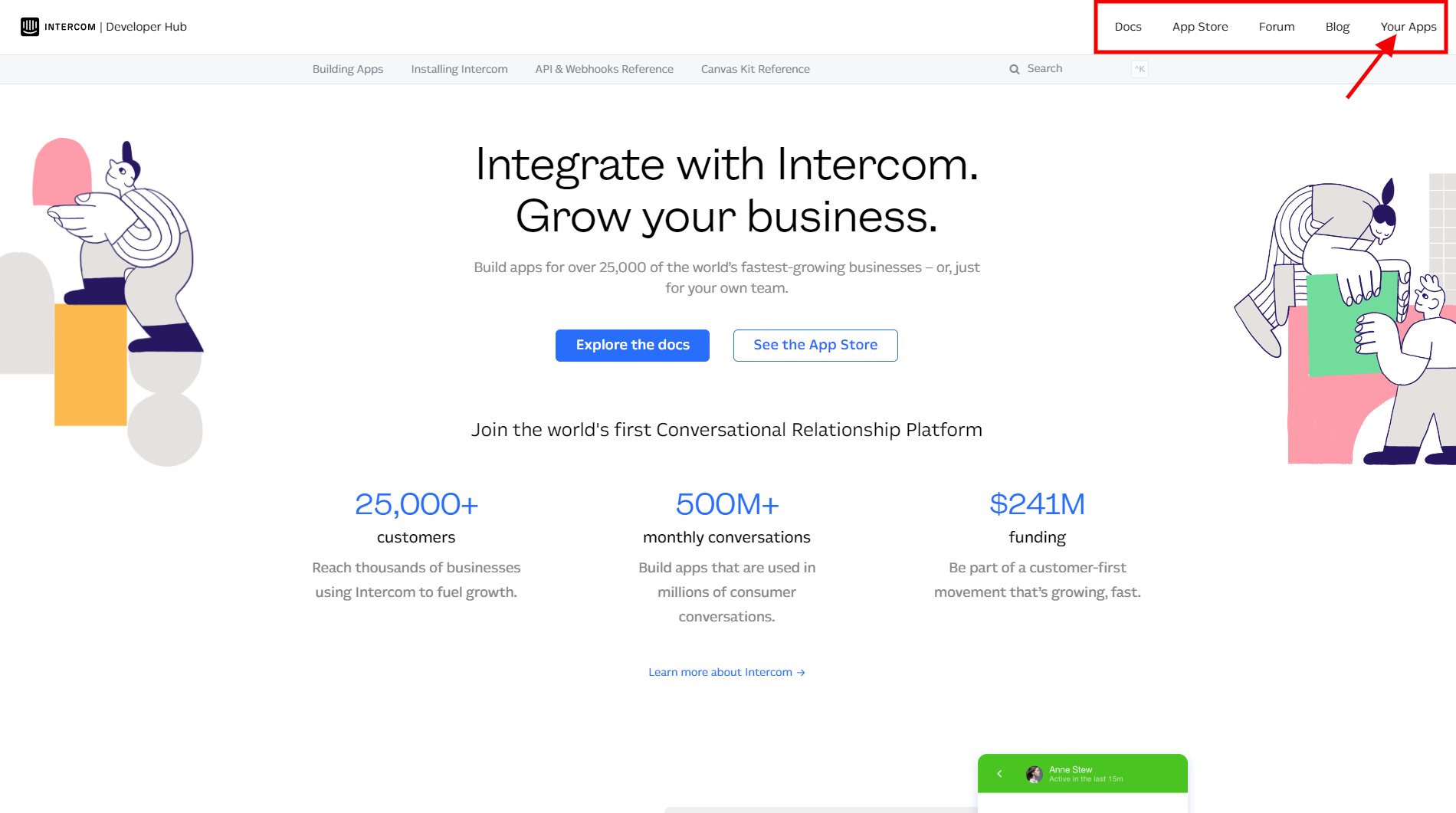 Intercom Developer Hub