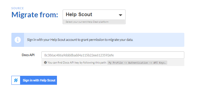 help scout credentials