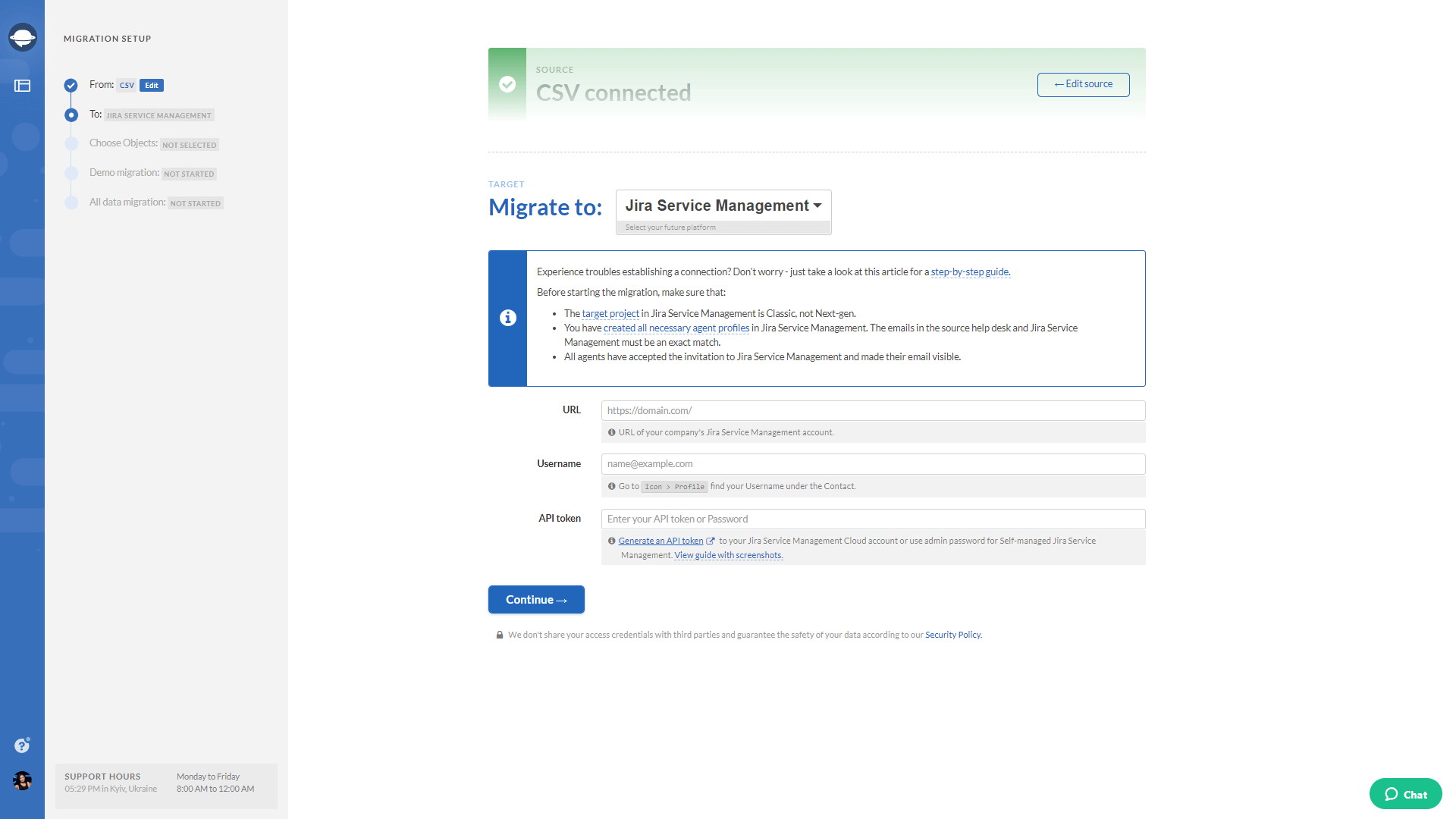 Jira Service Management Target