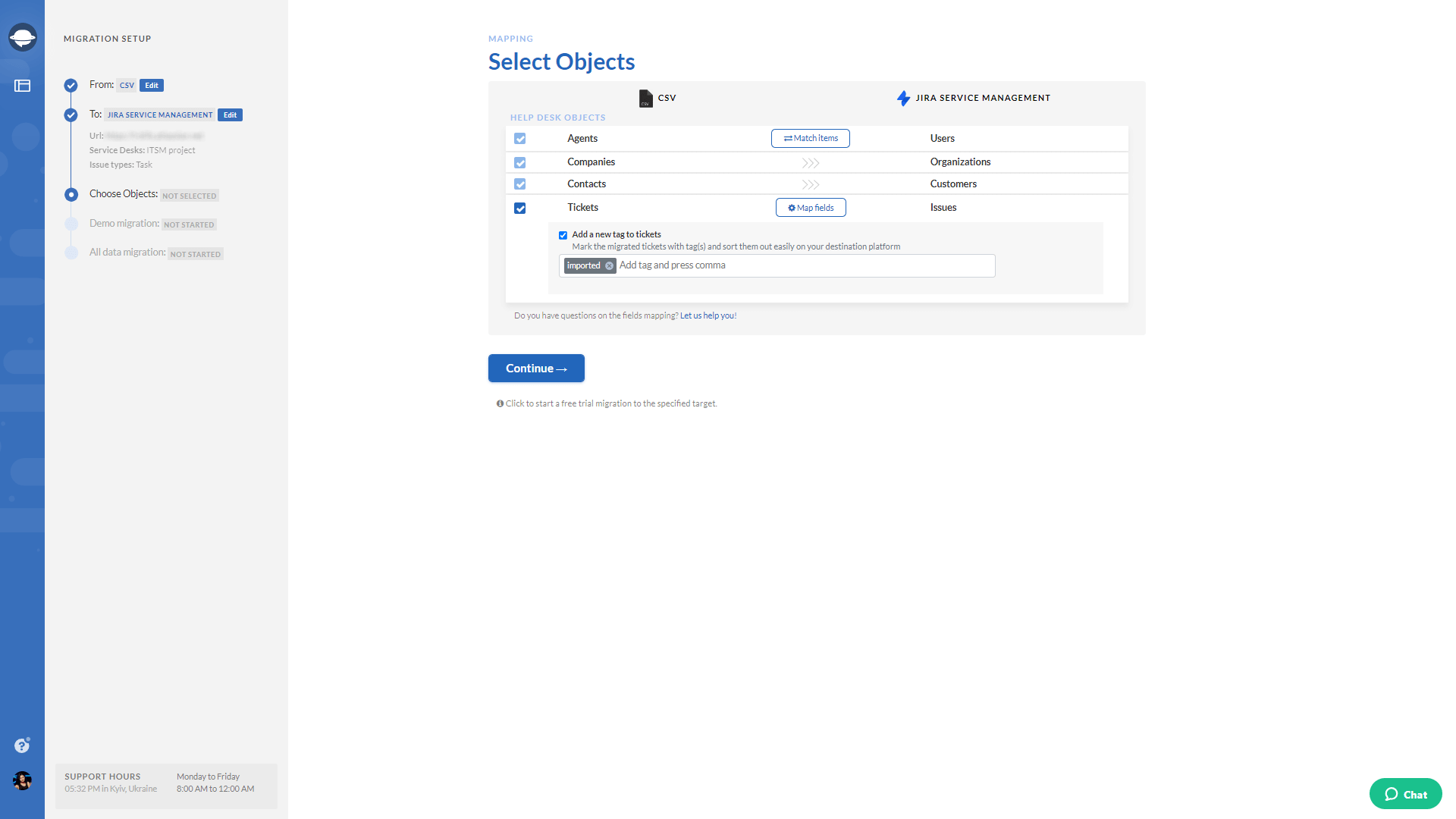 Jira Service Management to CSV