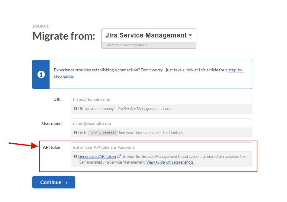 Jira Service Management API