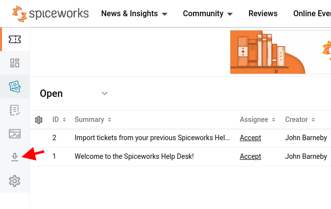 Spiceworks Exports