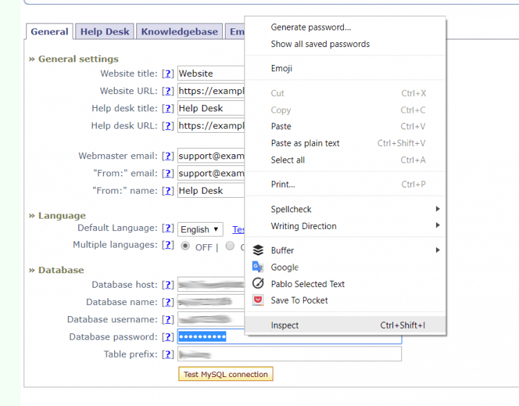 How To Find Database Credentials In Hesk Help Desk Migration