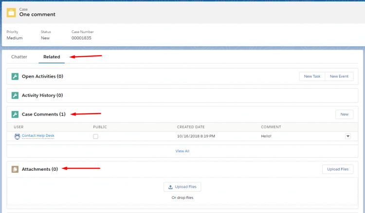 Where Do I Find Ticket Comments In Salesforce Service Cloud