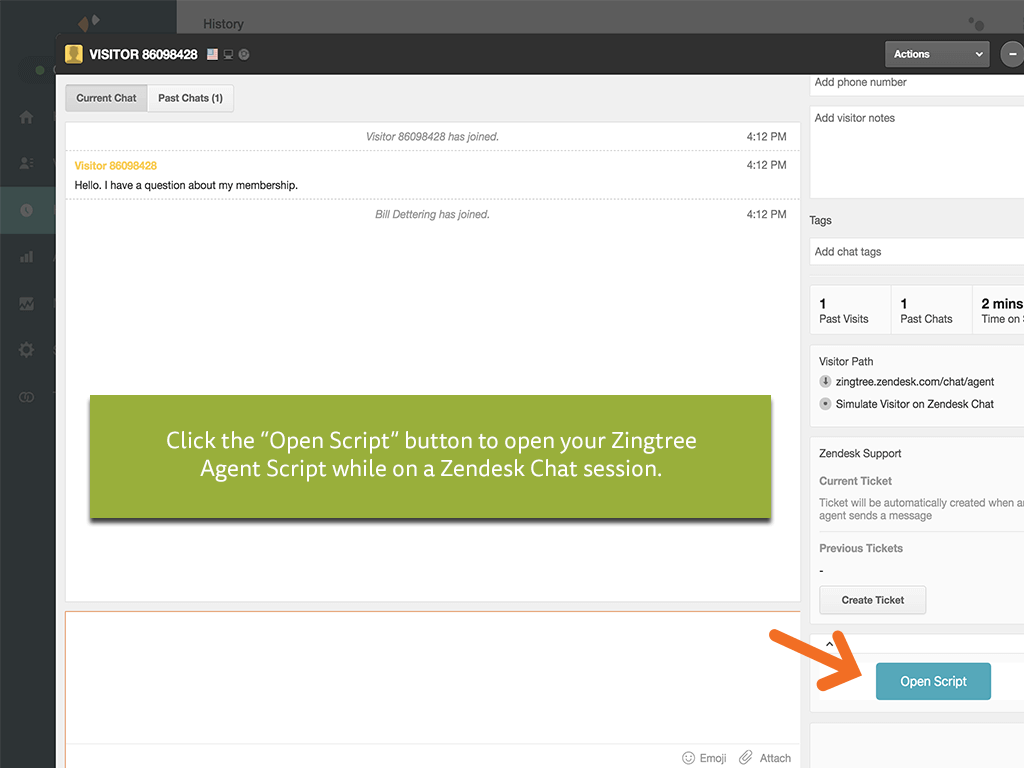 Agent Scripting for Zendesk Screenshot 1