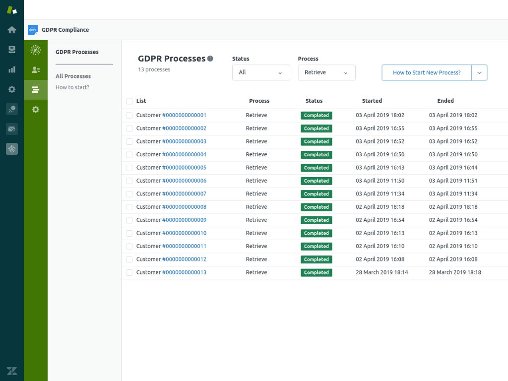 GDPR Compliance for Zendesk Screenshot 1