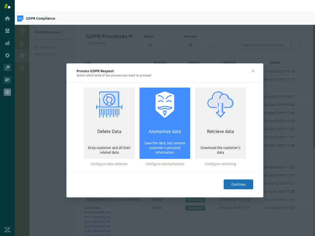 GDPR Compliance for Zendesk Screenshot 2