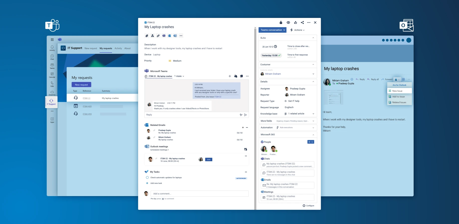 Microsoft 365 für Jira