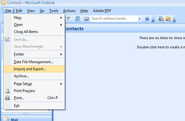 how to export address book from outlook as a csv