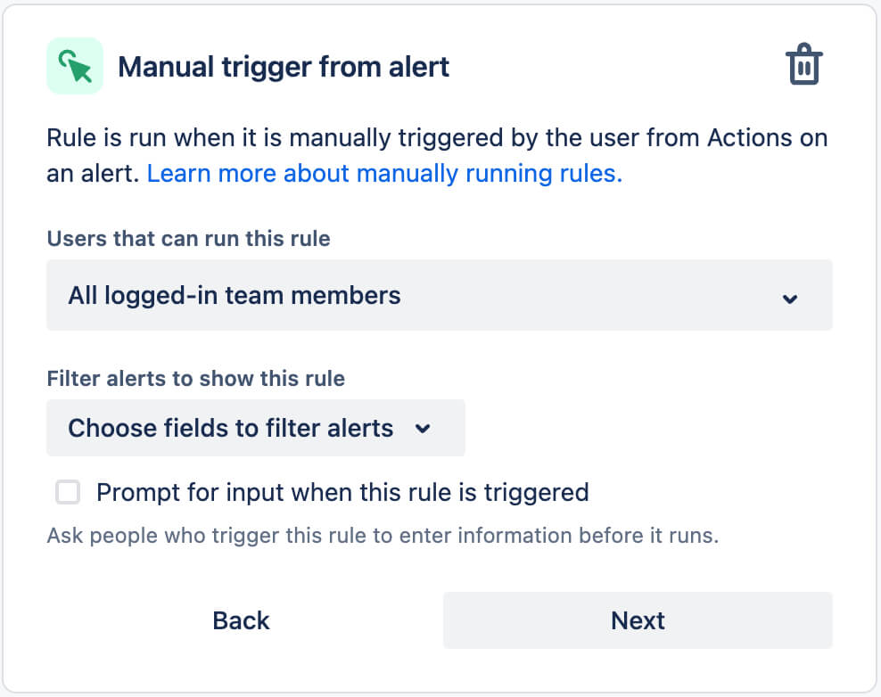 Triggers Jira