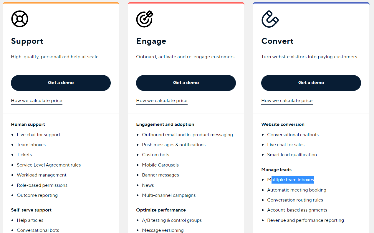 Pricing Intercom