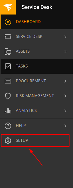 SolarWinds Service Desk Setup