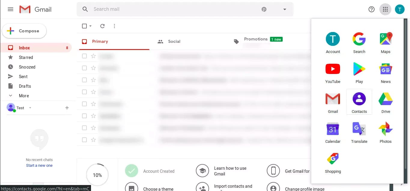 Export Gmail Contacts