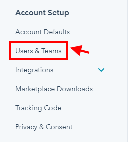 Users and Teams HubSpot Service Hub