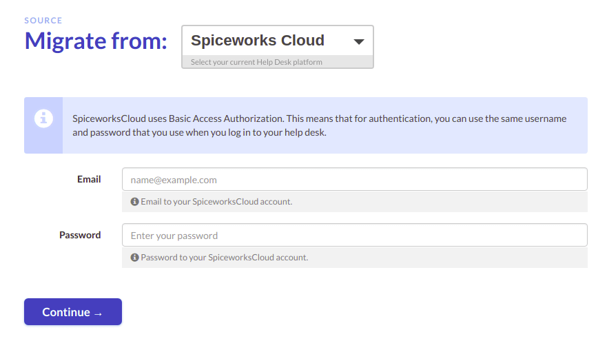 Export Spiceworks Cloud Data With Help Desk Migration Help Desk