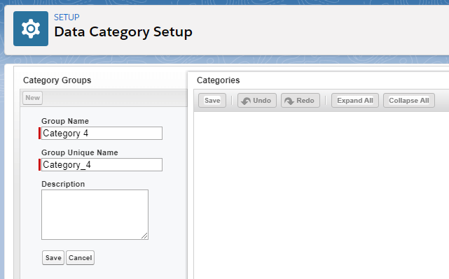 Creating a Category Group In Service Cloud