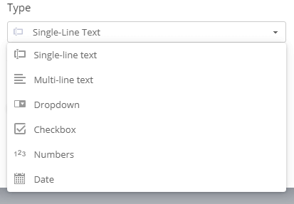 Custom Fields Types