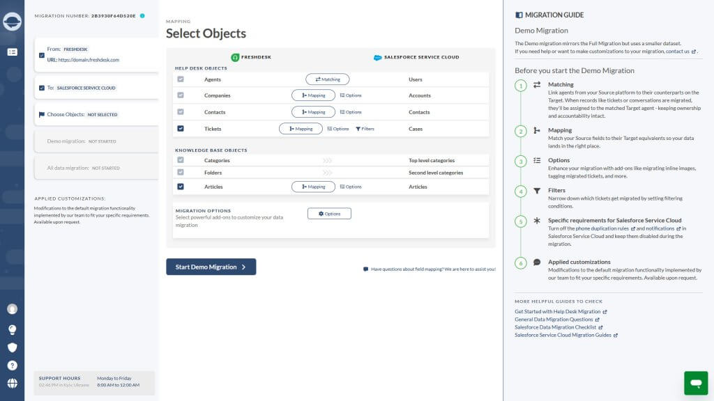 Migración de servicios de Freshdesk a Agentforce Migración de servicios de Freshdesk a Agentforce