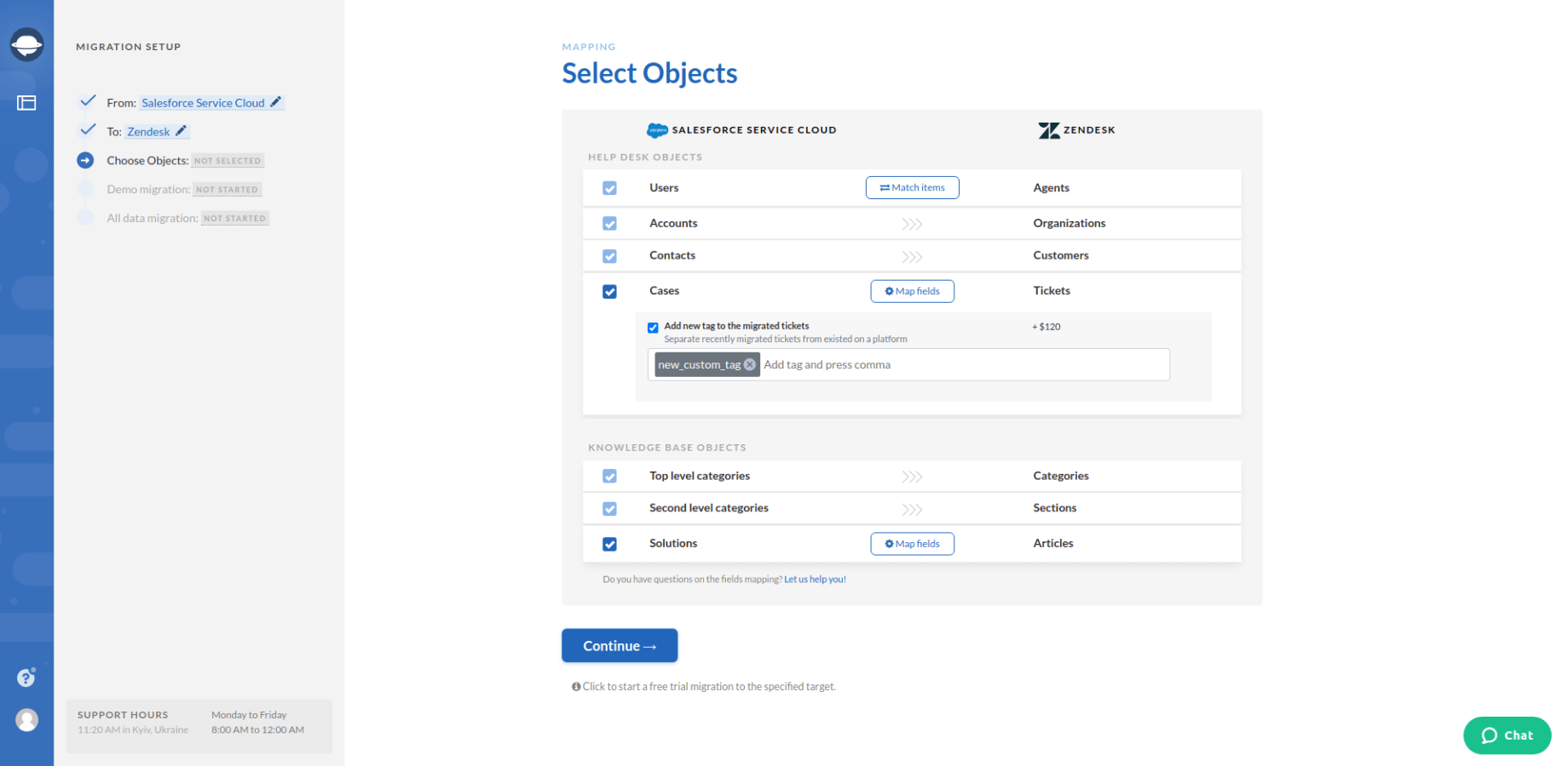 Salesforce Knowledge Base Article Migration Select Object
