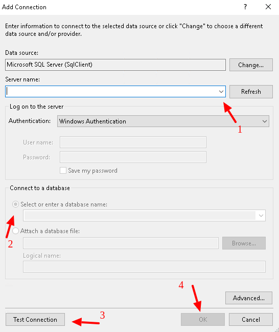 adding connection to server