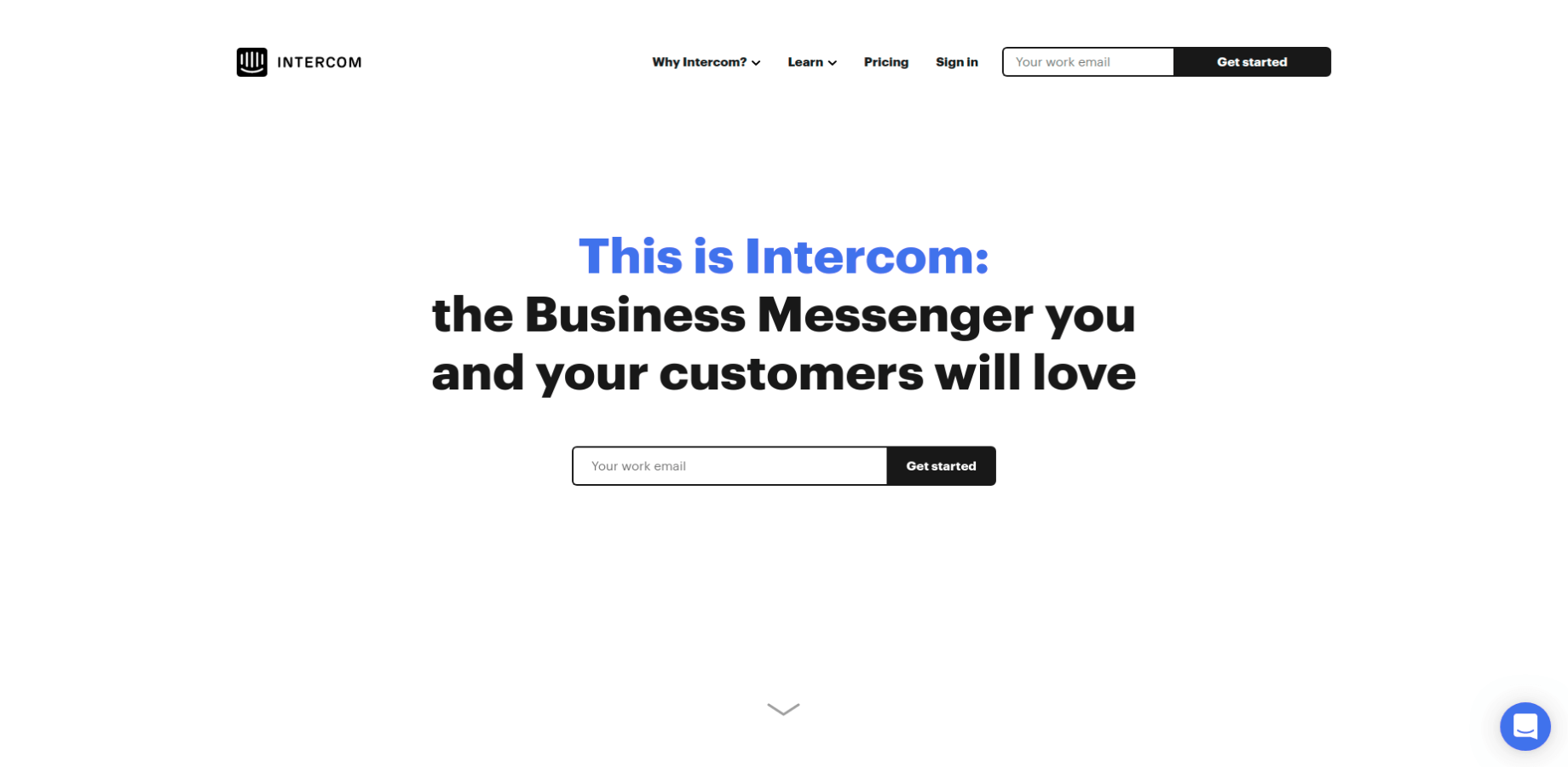 Intercom Screenshot