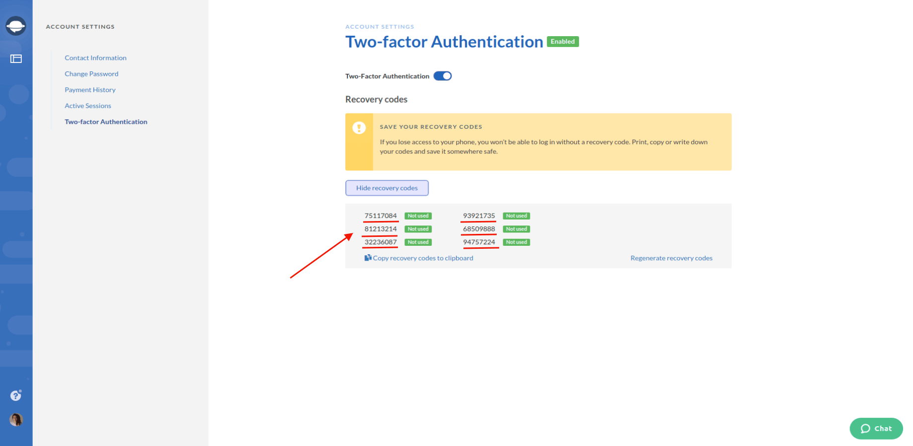 Migration Wizard's Two-Factor Authentication Verification Codes