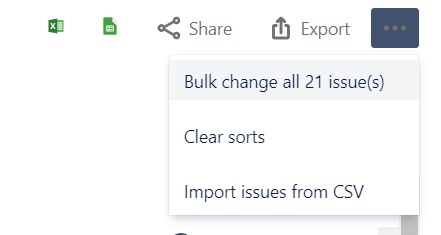 Bulk operation in Jira Service Management