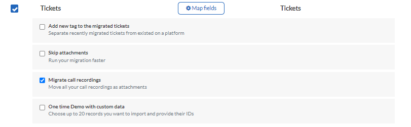 Migrate Call Recordings