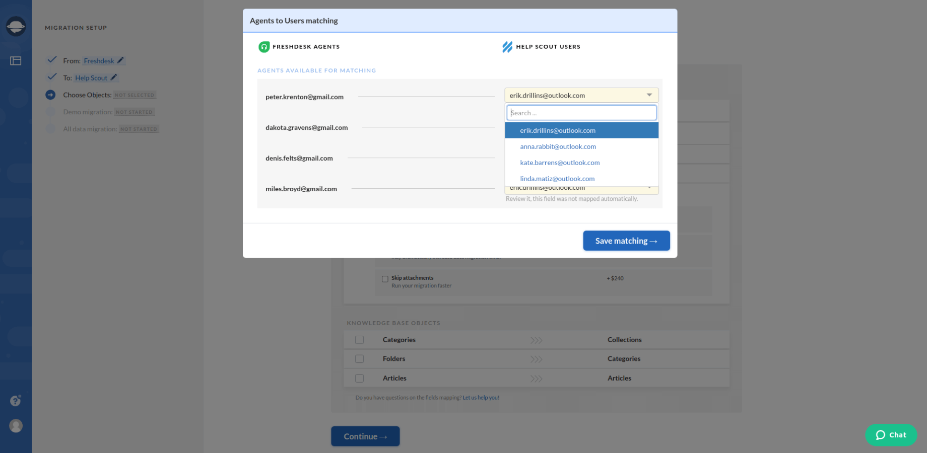 Agent matching without adding new agents | Help Desk Migration