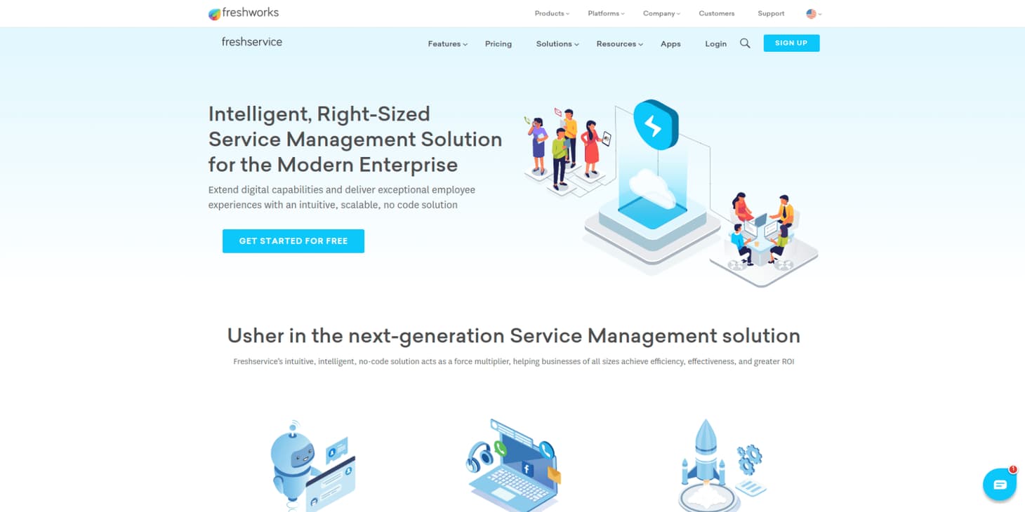 Freshservice Screenshot