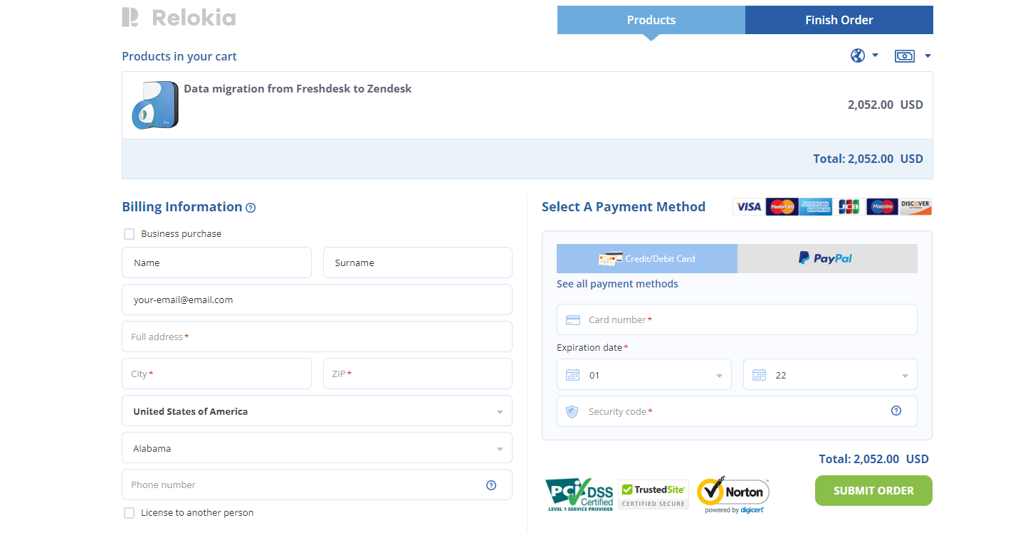 Questions about Payment and Billing