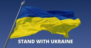 Stand with Ukraine - Ukraine Flag