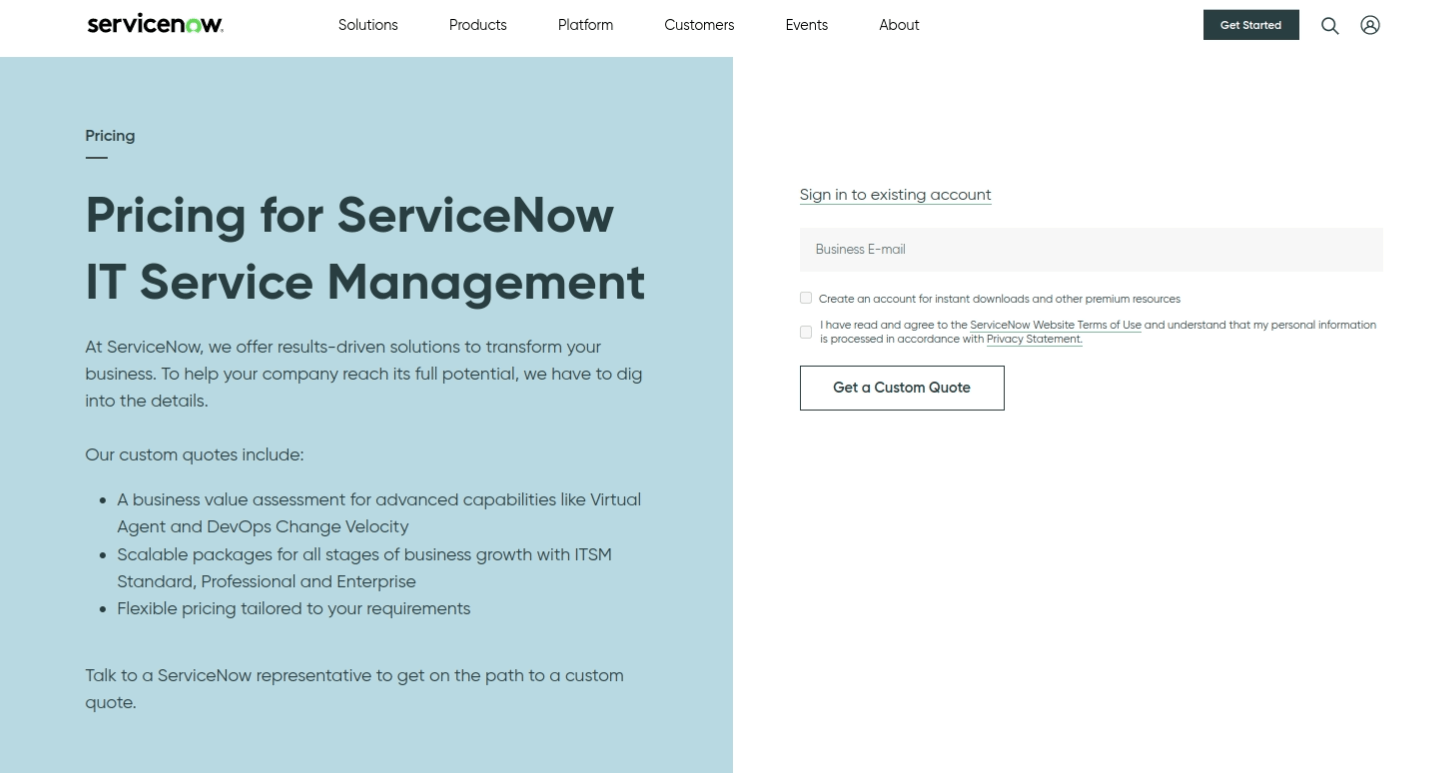 ServiceNow vs Zendesk Pricing