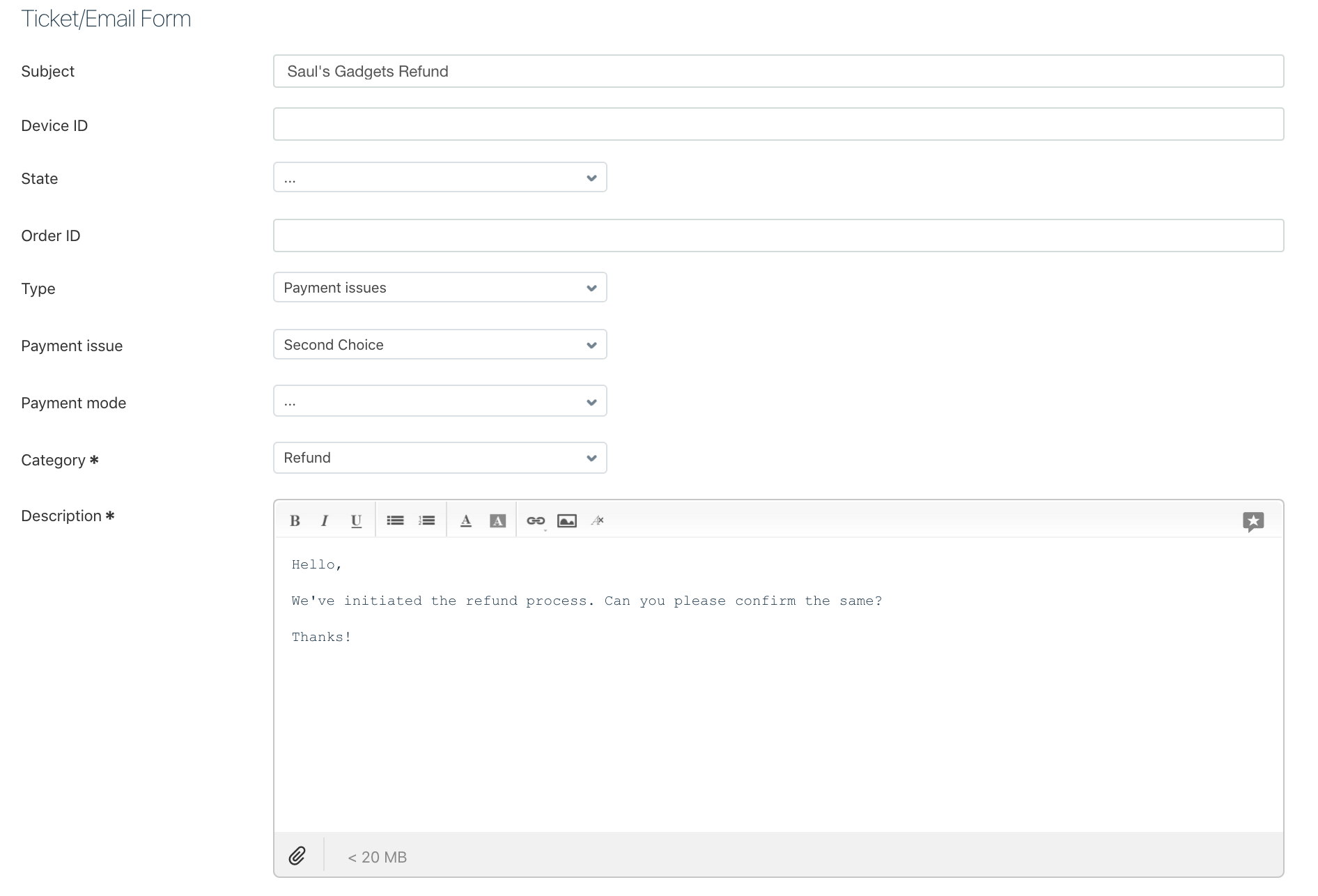 Freshdesk Ticket Form | Help Desk Migration Blog