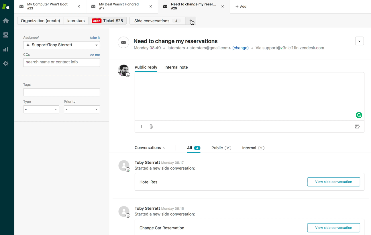 Zendesk Ticketing