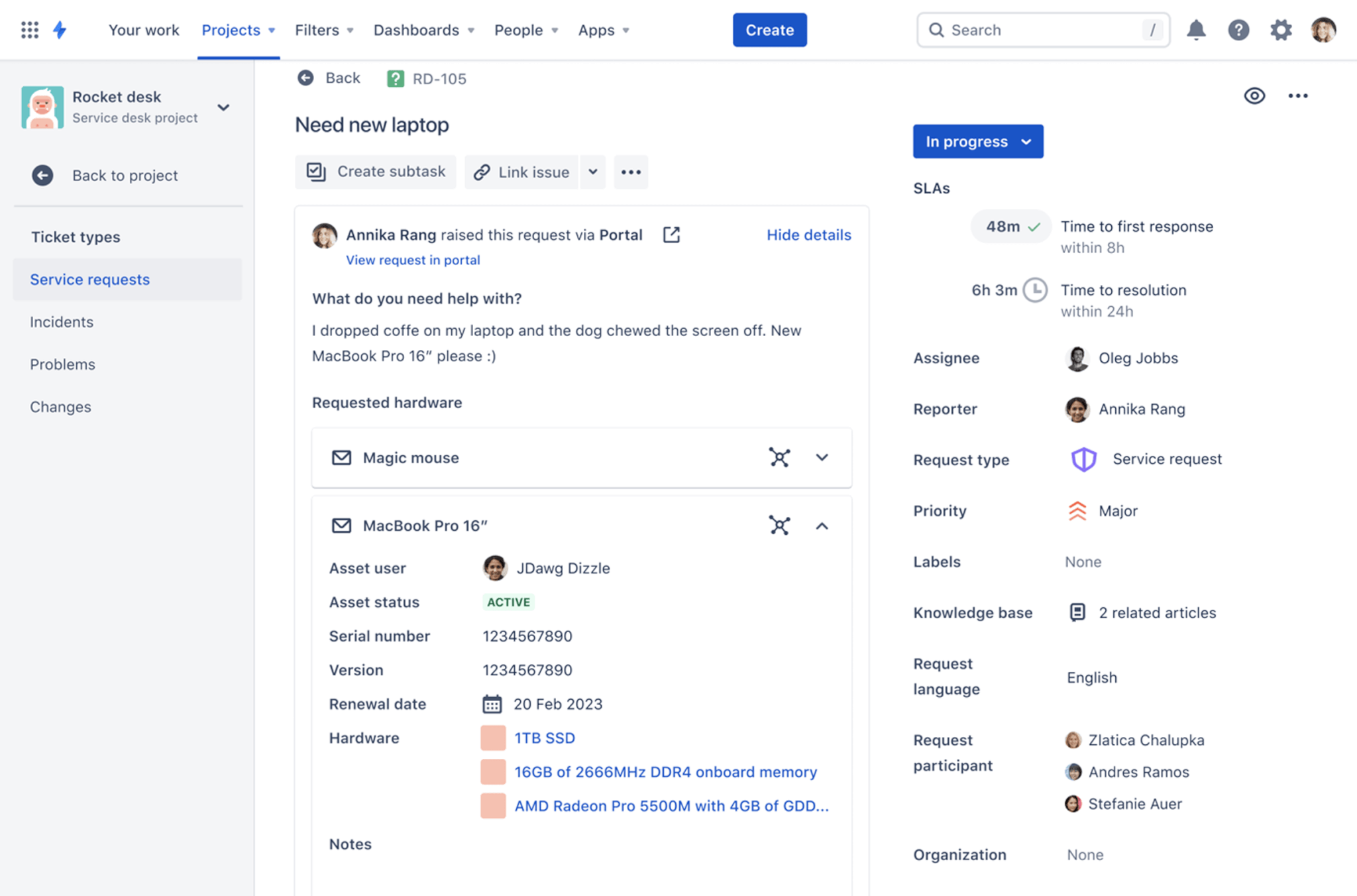 Jira Service Management Insight