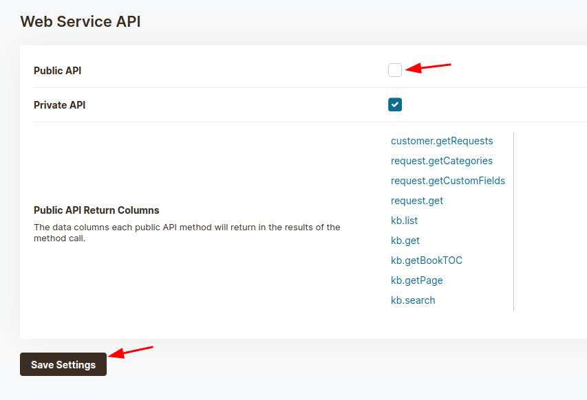 HelpSpot Public API