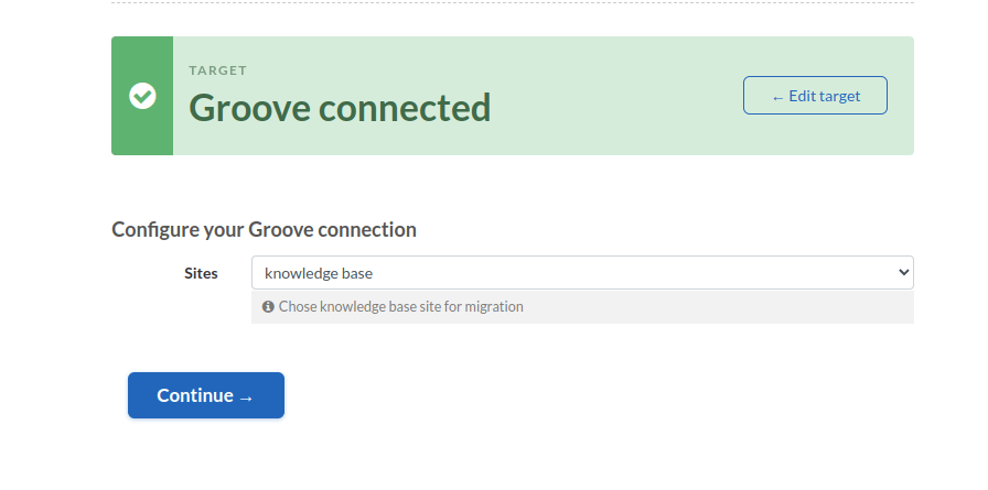 Migrate Knowledge Base to Groove