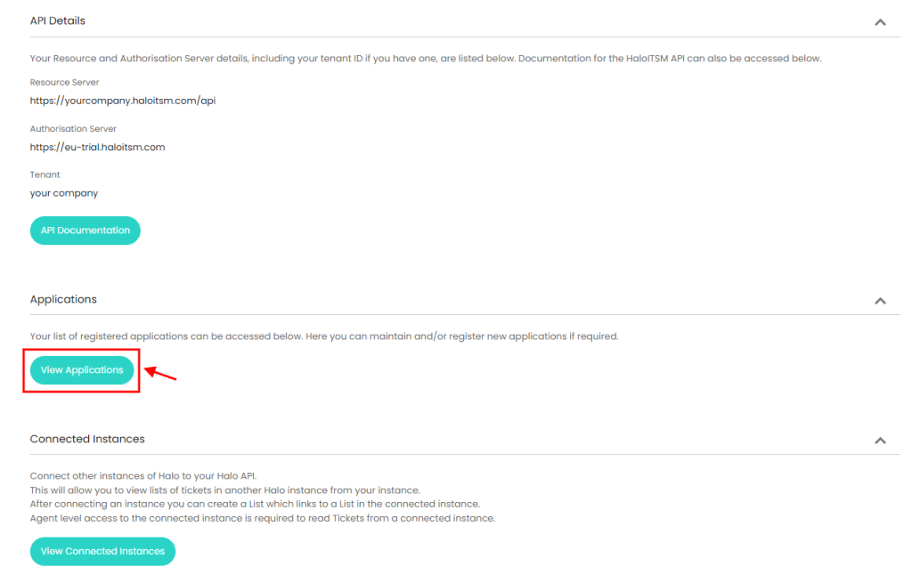 how-to-generate-client-secret-and-client-id-in-halo-itsm-hdm