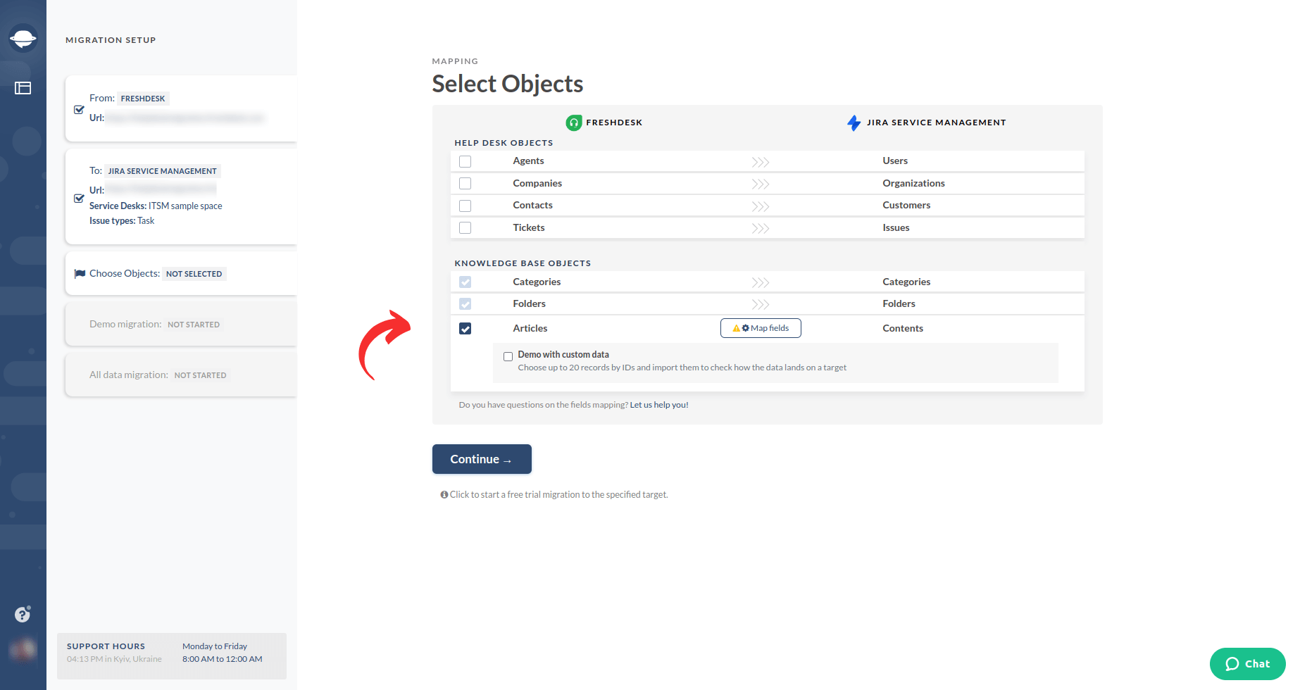 Import Articles to Confluence