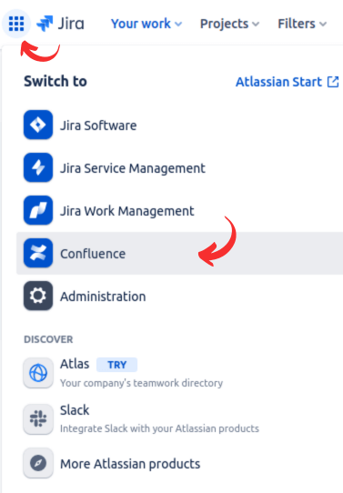 Switch to Confluence
