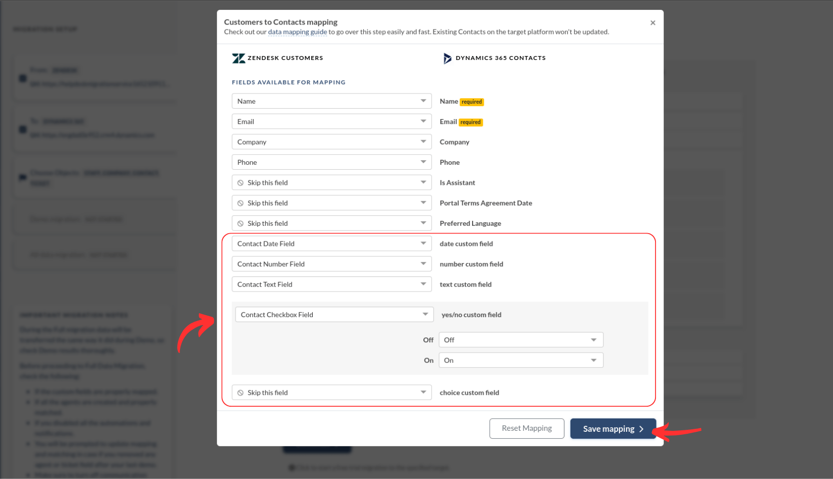 Dynamics 365 Datenmigration - Benutzerdefinierte Felder für Kontakte | Help Desk Migration Blog