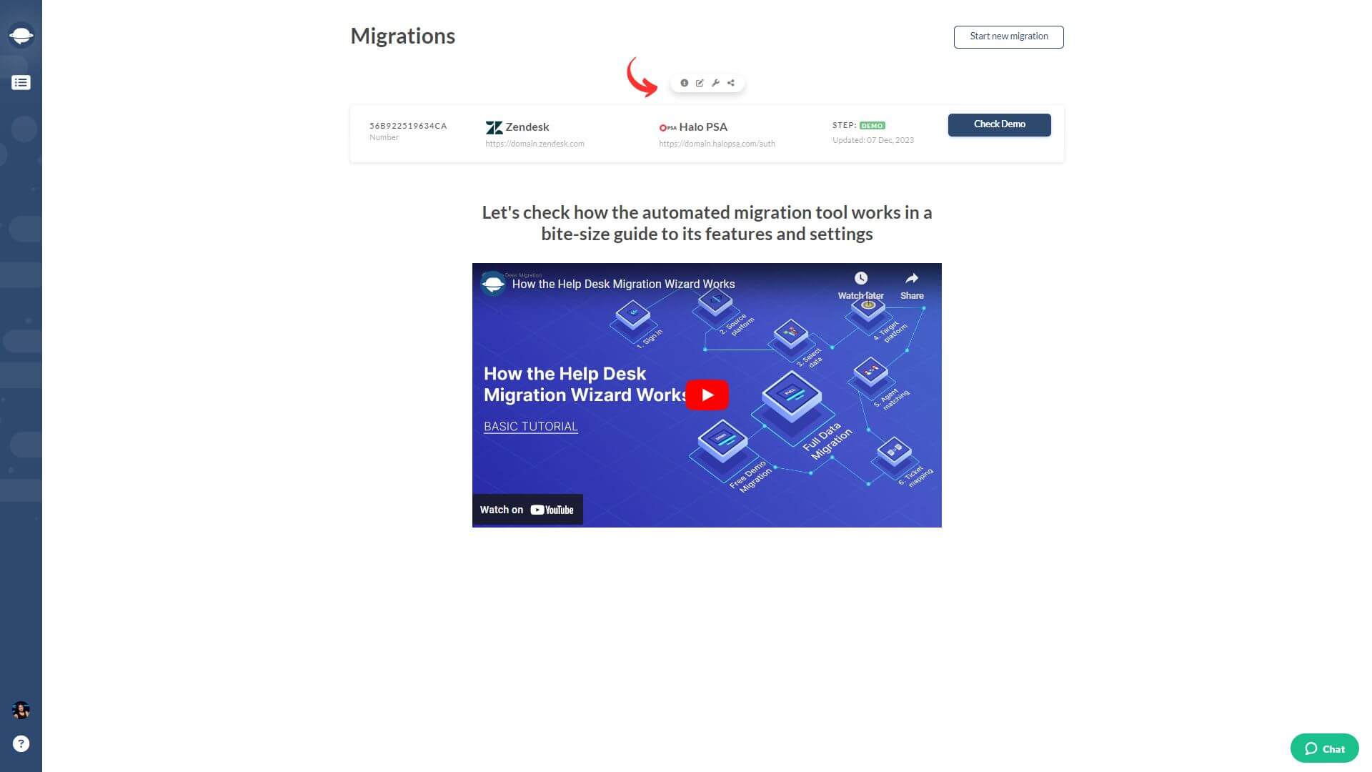 Halo PSA Migration Dashboard