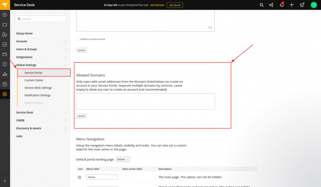 SolarWinds Service Desk