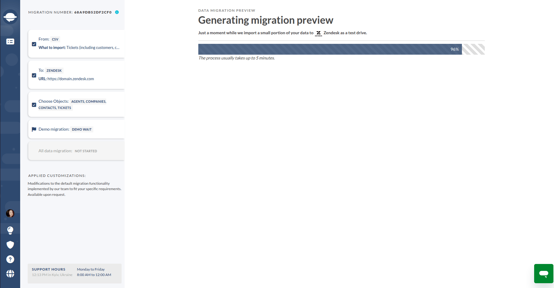 Demo Migration in Progress
