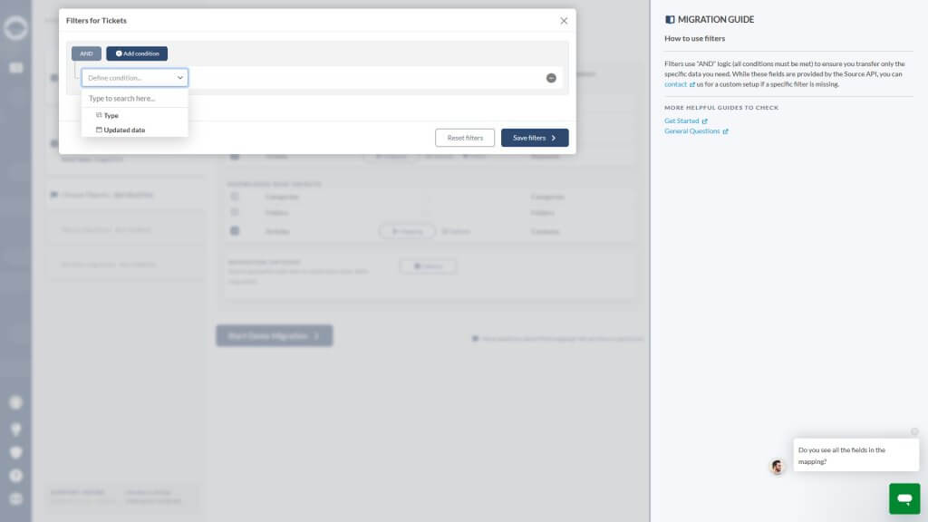 Freshservice Filtering